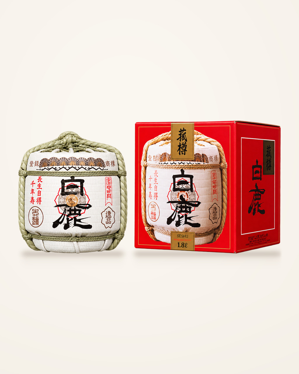 白鹿草包樽清酒 1800ml 商品圖片