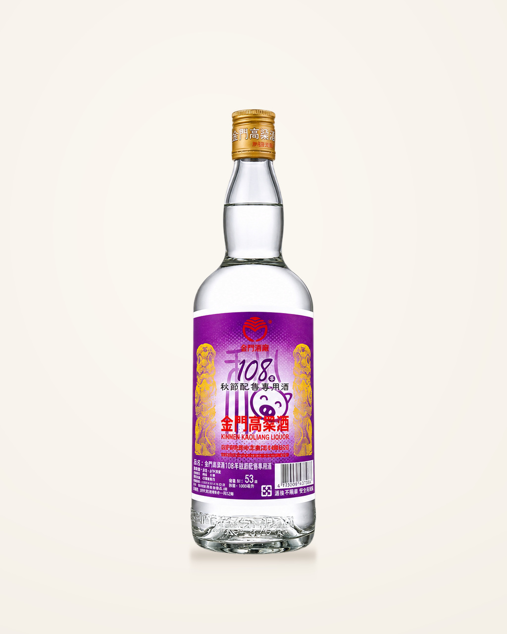 金門高粱民國108年中秋配售酒53% 1000ml 商品圖片
