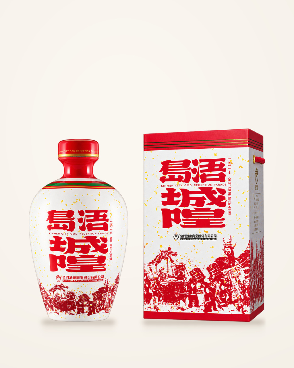 金門高粱迎城隍紀念酒（瓷瓶） 商品圖片