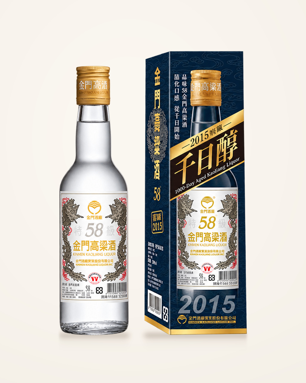 金門高粱酒千日醇2015 58% 300ml 商品圖片