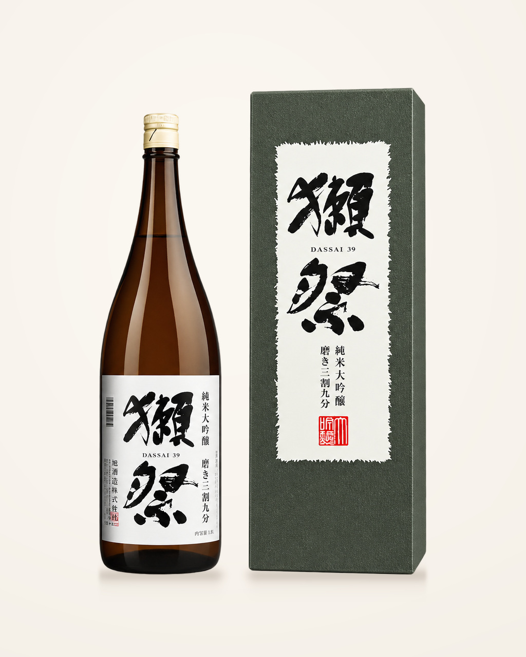獺祭純米大吟釀三割九分清酒 1800ml 商品圖片